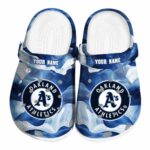 Oakland Athletics Ocean Waves Crocs Fashion forward