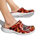 Ohio State Buckeyes Autumn Leaves Crocs Fashion forward
