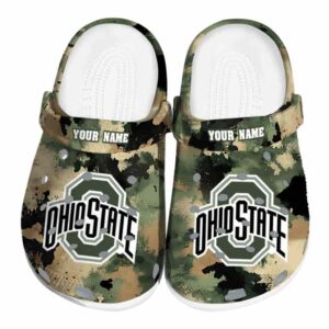 Ohio State Buckeyes Camouflage Craze Crocs Fashion forward