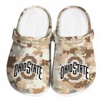 Ohio State Buckeyes Desert Camo Crocs Fashion forward