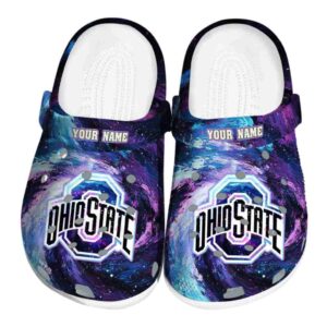 Ohio State Buckeyes Galaxy Swirl Crocs Fashion forward