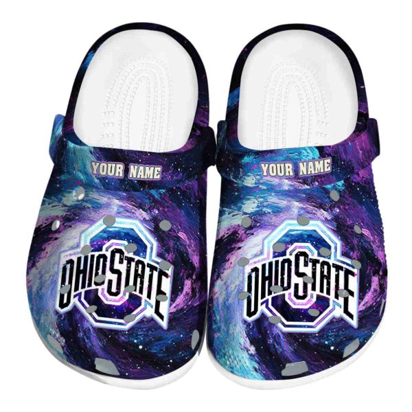Ohio State Buckeyes Galaxy Swirl Crocs Fashion forward