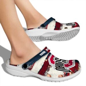 Ohio State Buckeyes Patriotic Stripes Crocs New Arrival