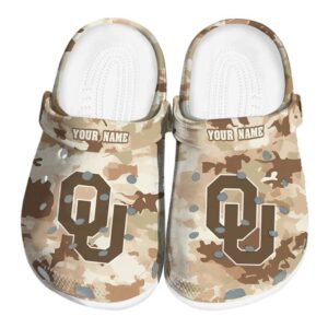 Oklahoma Sooners Desert Camo Crocs Fashion forward