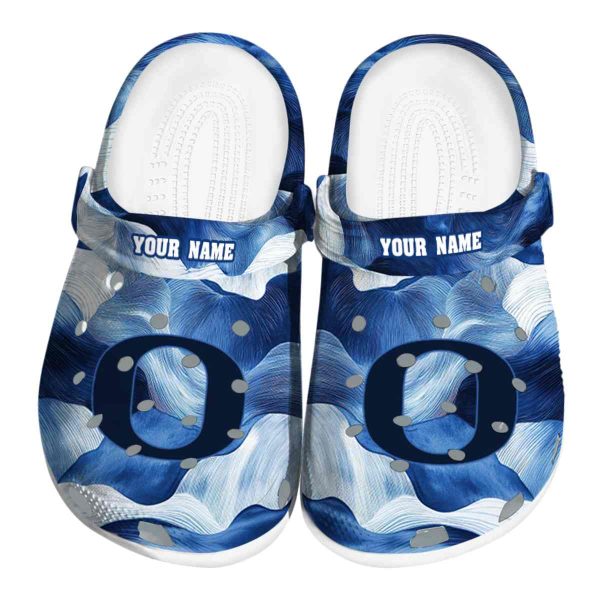 Oregon Ducks Ocean Waves Crocs Fashion forward