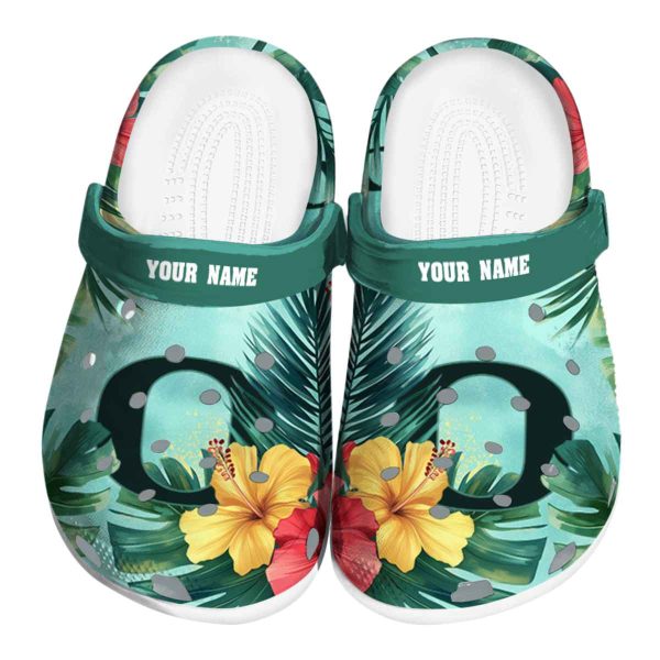 Oregon Ducks Tropical Vibes Crocs Fashion forward