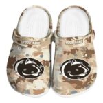 Penn State Nittany Lions Desert Camo Crocs Fashion forward