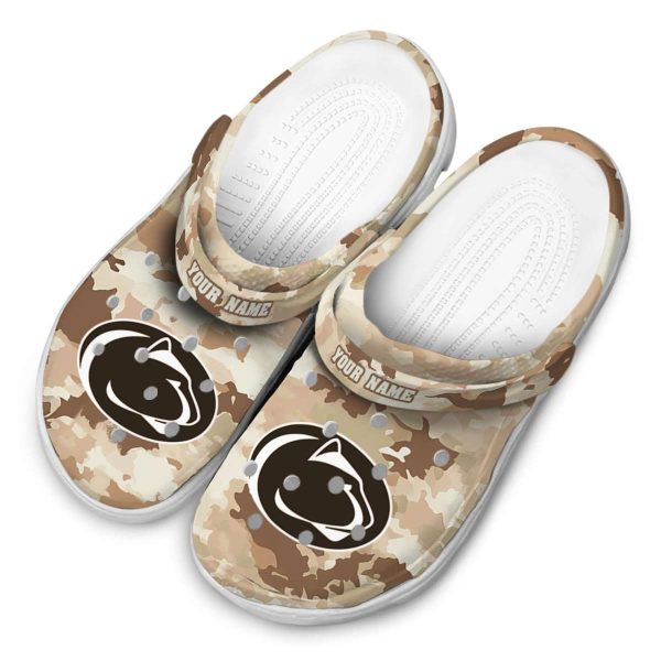 Penn State Nittany Lions Desert Camo Crocs Top rated