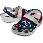 Penn State Nittany Lions Patriotic Stripes Crocs Fashion forward