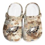 Philadelphia Eagles Desert Camo Crocs Fashion forward