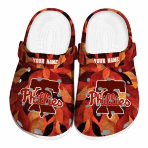 Philadelphia Phillies Autumn Leaves Crocs Fashion forward