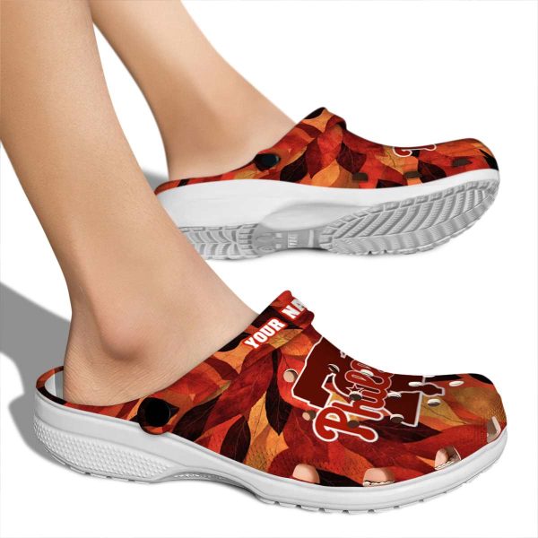 Philadelphia Phillies Autumn Leaves Crocs New Arrival