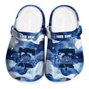 Philadelphia Phillies Ocean Waves Crocs Fashion forward