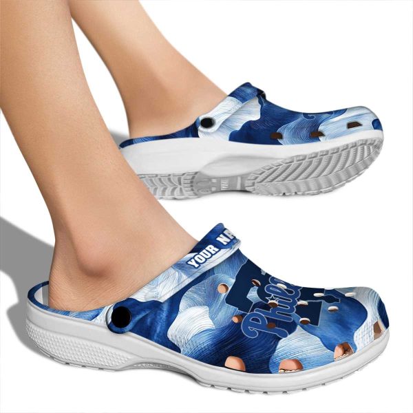 Philadelphia Phillies Ocean Waves Crocs New Arrival