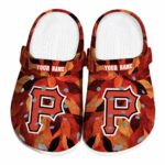 Pittsburgh Pirates Autumn Leaves Crocs Fashion forward