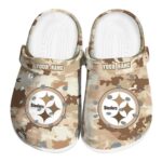 Pittsburgh Steelers Desert Camo Crocs Fashion forward