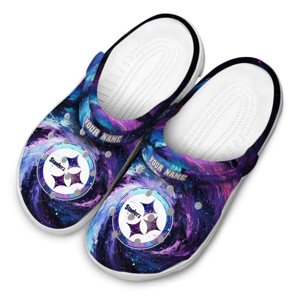 Pittsburgh Steelers Galaxy Swirl Crocs Top rated