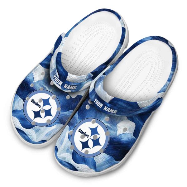 Pittsburgh Steelers Ocean Waves Crocs Top rated