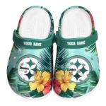 Pittsburgh Steelers Tropical Vibes Crocs Fashion forward
