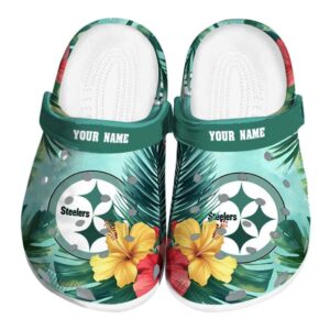 Pittsburgh Steelers Tropical Vibes Crocs Fashion forward