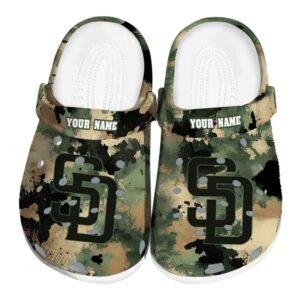 San Diego Padres Camouflage Craze Crocs Fashion forward