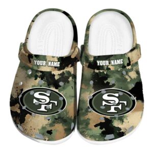 San Francisco 49ers Camouflage Craze Crocs Fashion forward