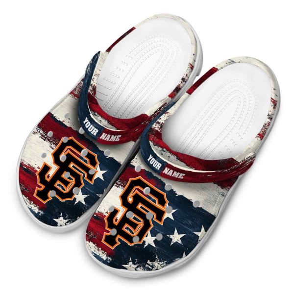 San Francisco Giants Patriotic Stripes Crocs Top rated