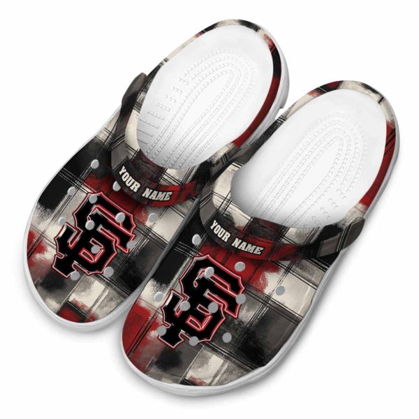 San Francisco Giants Plaid Fusion Crocs Top rated