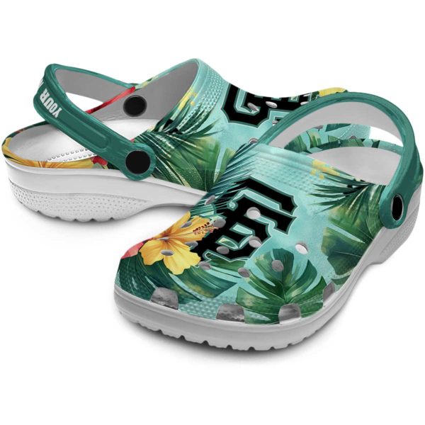 San Francisco Giants Tropical Vibes Crocs Premium grade