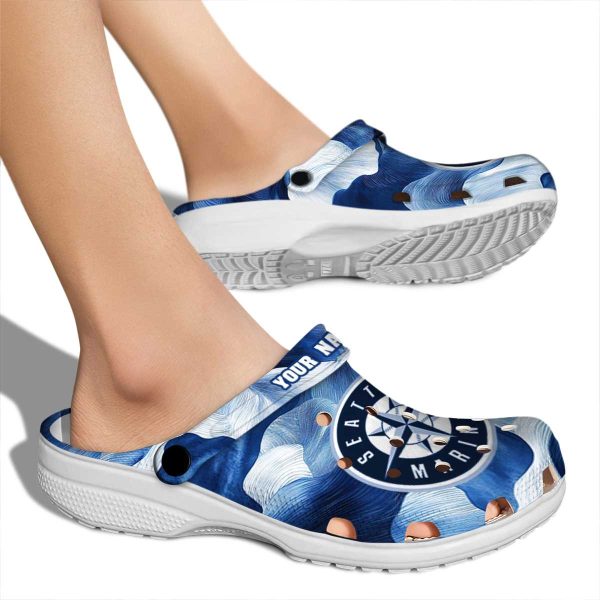 Seattle Mariners Ocean Waves Crocs New Arrival