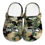 Seattle Seahawks Camouflage Craze Crocs Fashion forward