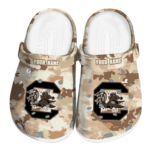 South Carolina Gamecocks Desert Camo Crocs Fashion forward