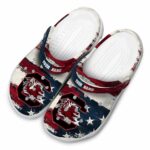 South Carolina Gamecocks Patriotic Stripes Crocs Fashion forward