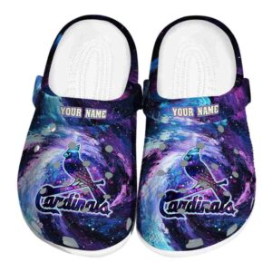 St Louis Cardinals Galaxy Swirl Crocs Fashion forward