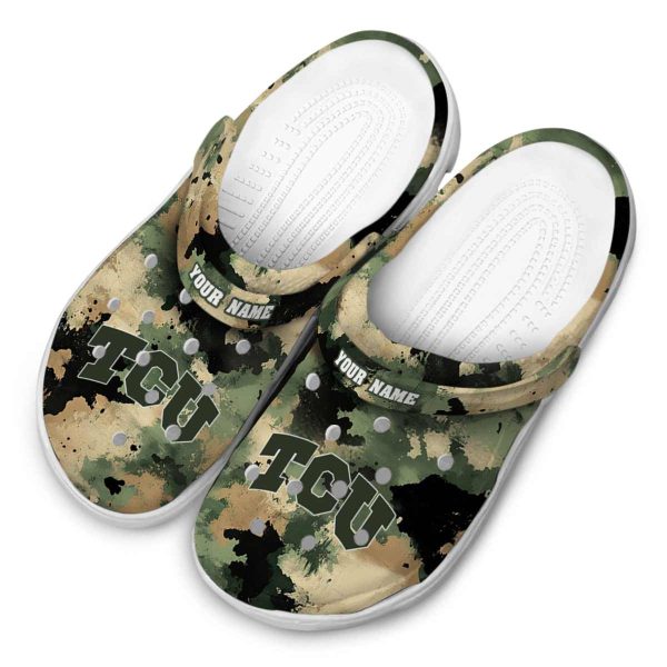TCU Horned Frogs Camouflage Craze Crocs Top rated