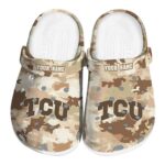 TCU Horned Frogs Desert Camo Crocs Fashion forward