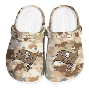 Tampa Bay Buccaneers Desert Camo Crocs Fashion forward