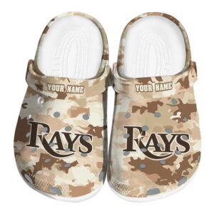 Tampa Bay Rays Desert Camo Crocs Fashion forward