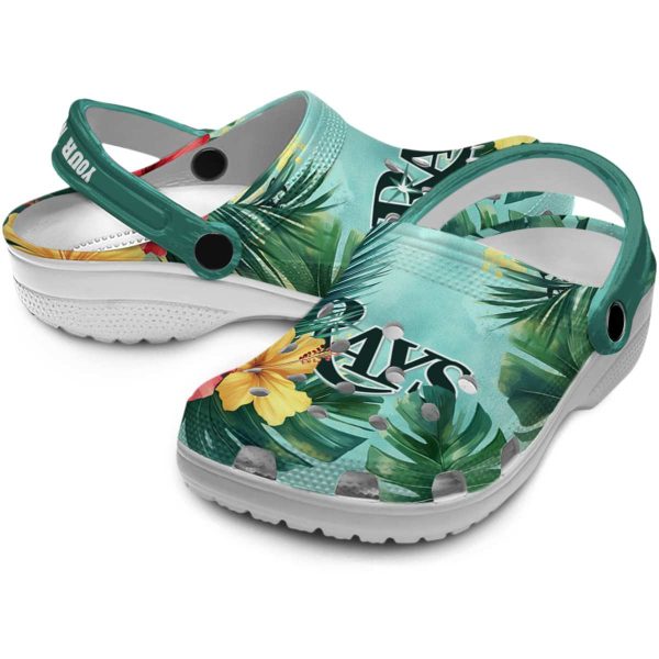 Tampa Bay Rays Tropical Vibes Crocs Premium grade