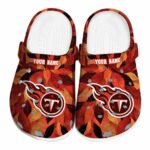 Tennessee Titans Autumn Leaves Crocs Fashion forward