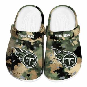 Tennessee Titans Camouflage Craze Crocs Fashion forward