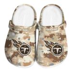 Tennessee Titans Desert Camo Crocs Fashion forward