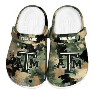 Texas AM Aggies Camouflage Craze Crocs Fashion forward