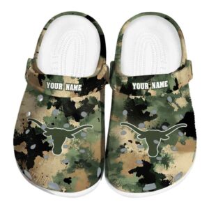Texas Longhorns Camouflage Craze Crocs Fashion forward