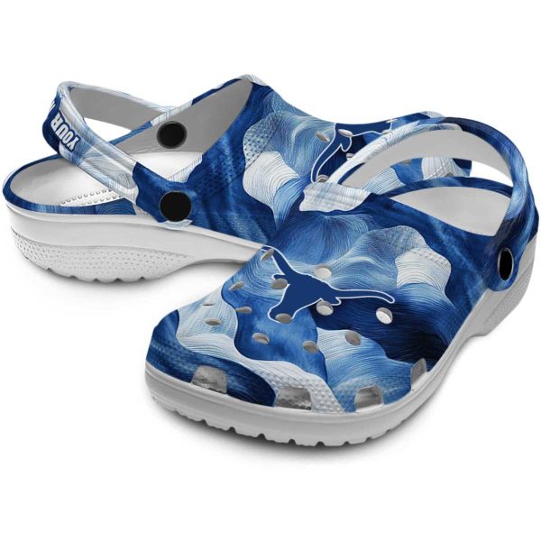 Texas Longhorns Ocean Waves Crocs Premium grade