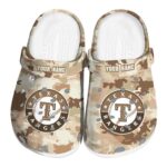 Texas Rangers Desert Camo Crocs Fashion forward