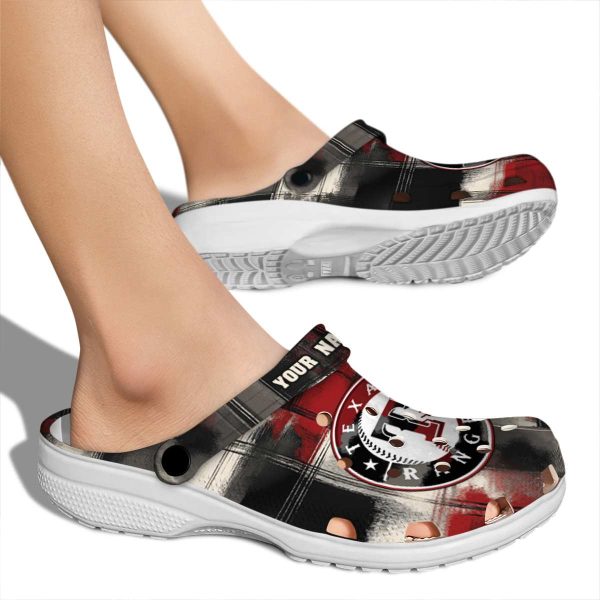 Texas Rangers Plaid Fusion Crocs New Arrival