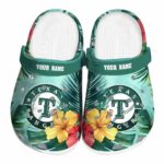 Texas Rangers Tropical Vibes Crocs Fashion forward