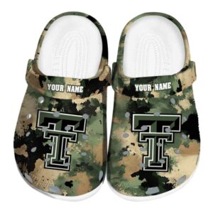 Texas Tech Red Raiders Camouflage Craze Crocs Fashion forward