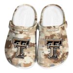 Texas Tech Red Raiders Desert Camo Crocs Fashion forward